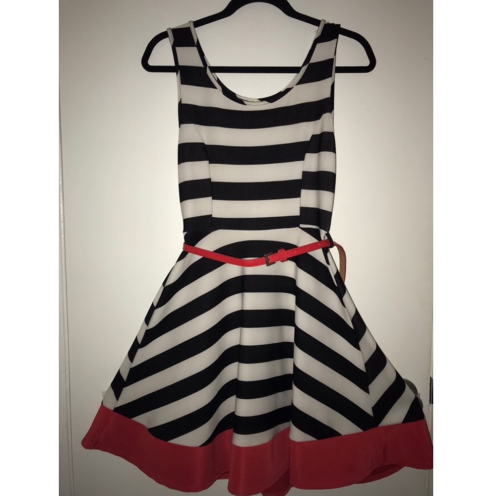 Black & White cocktail dress